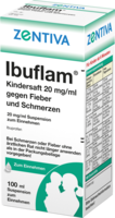 IBUFLAM Kindersaft 20mg/ml gegen Fieber u.Schmerz.