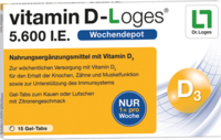 VITAMIN D-LOGES 5.600 I.E. Wochendepot Kautabl.