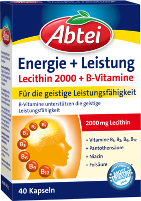 ABTEI Lecithin 2000 Plus B-Vitamine Kapseln
