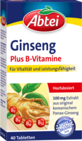 ABTEI Ginseng Plus B-Vitamine Tabletten