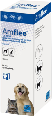 AMFLEE 2,5 mg/ml Spray Lösung f.Hunde/Katzen