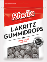 RHEILA Lakritz Gummidrops mit Zucker