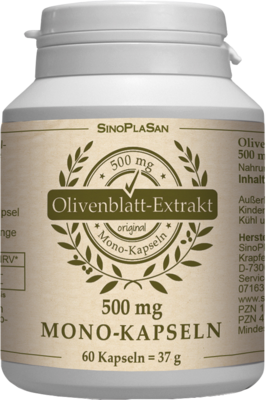 OLIVENBLATT-Extrakt 500 mg Mono-Kapseln