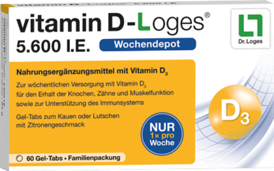 VITAMIN D-LOGES 5.600 I.E. Wo.Depot Kautabl.Fam.Pa