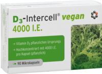 D3-INTERCELL vegan 4.000 I.E. Kapseln