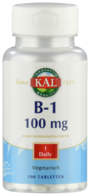 VITAMIN B1 THIAMIN 100 mg Tabletten