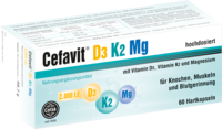 CEFAVIT D3 K2 Mg 2.000 I.E. Hartkapseln