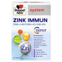 DOPPELHERZ Zink Immun Depot system Tabletten