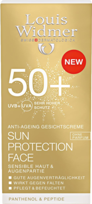 WIDMER Sun Protection Face Creme 50+ unparfümiert