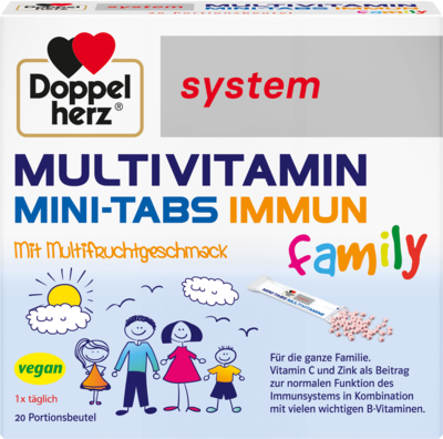 DOPPELHERZ Multivitamin Mini-Tabs family system