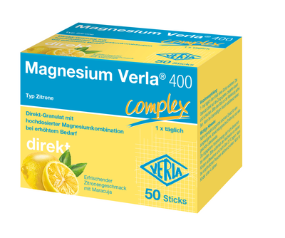 MAGNESIUM VERLA 400 Zitrone Direkt-Granulat