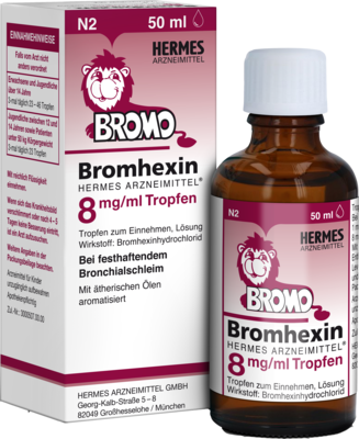 BROMHEXIN Hermes Arzneimittel 8 mg/ml Tropfen