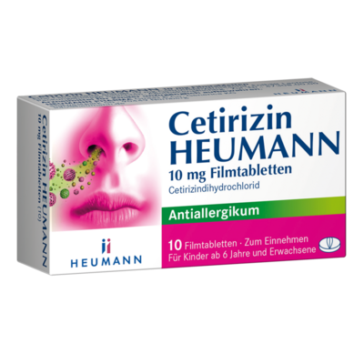 CETIRIZIN Heumann 10 mg Filmtabletten