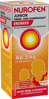 NUROFEN Junior Fieber-u.Schmerzsaft Erdbe.40 mg/ml