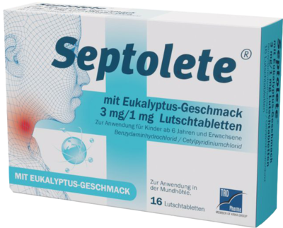 SEPTOLETE mit Eukalyptus-Geschmack 3mg/1mg Lut.-T.