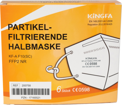 MUNDSCHUTZ MASKE FFP2 ohne Ventil einzeln verpackt