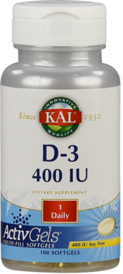 VITAMIN D3 400 I.E. Kapseln