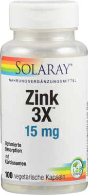ZINK 3X 15 mg Kapseln