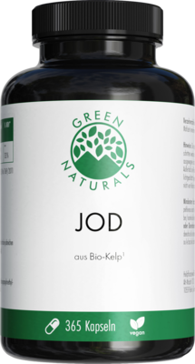 GREEN NATURALS Jod aus Bio-Kelp 200 µg Kapseln