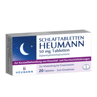 SCHLAFTABLETTEN HEUMANN 50 mg Tabletten