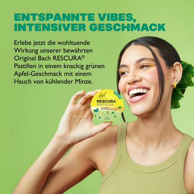BACHBLÜTEN Original Rescura Pastillen Apfel-Minze
