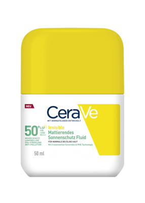CERAVE Sonnenschutz Fluid Invisi.mattier.SPF 50+