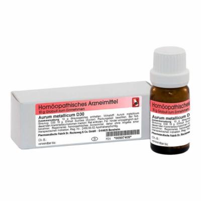 AURUM METALLICUM D 30 Globuli