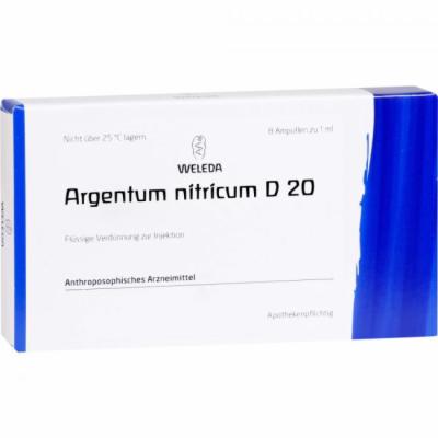 ARGENTUM NITRICUM D 20 Ampullen