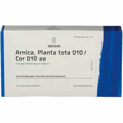 ARNICA PLANTA tota D 10/Cor D 10 aa Ampullen