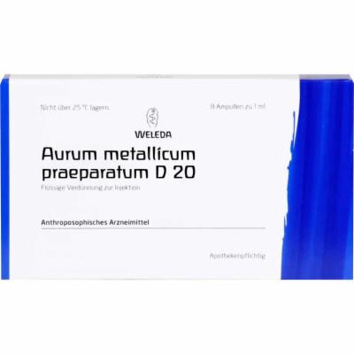 AURUM METALLICUM PRAEPARATUM D 20 Ampullen