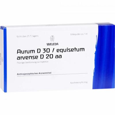 AURUM D 30/Equisetum arvense D 20 aa Ampullen