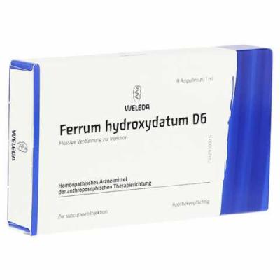 FERRUM HYDROXYDATUM D 6 Ampullen