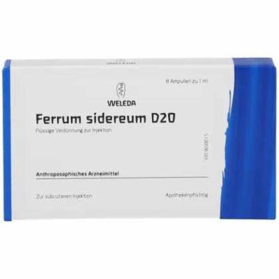 FERRUM SIDEREUM D 20 Ampullen