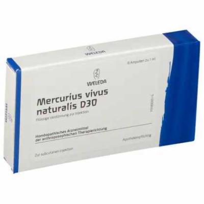 MERCURIUS VIVUS NATURALIS D 30 Ampullen