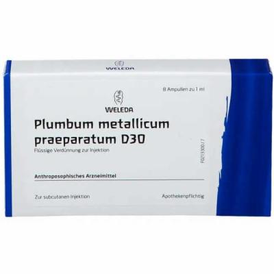 PLUMBUM METALLICUM praep. D 30 Ampullen