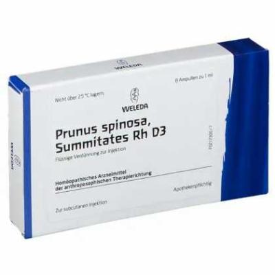 PRUNUS SPINOSA SUMMITATES Rh D 3 Ampullen