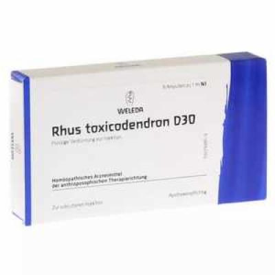 RHUS TOXICODENDRON D 30 Ampullen