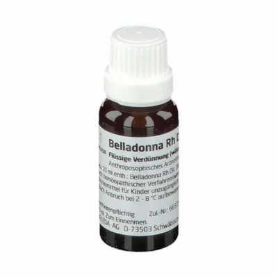 BELLADONNA PLANTA tota Rh D 6 Dilution