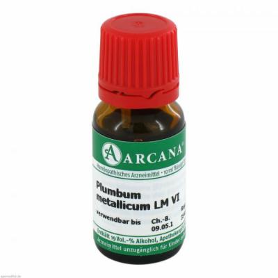 PLUMBUM METALLICUM LM 6 Dilution