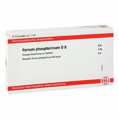 FERRUM PHOSPHORICUM D 8 Ampullen