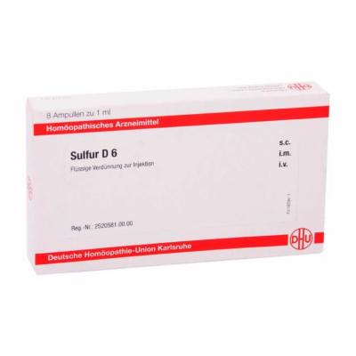 SULFUR D 6 Ampullen