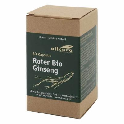 ROTER BIO Ginseng Kapseln