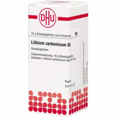 LITHIUM CARBONICUM D 6 Globuli