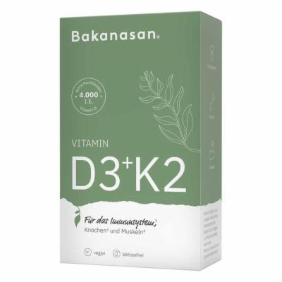 BAKANASAN Vitamin D3+K2 Kapseln