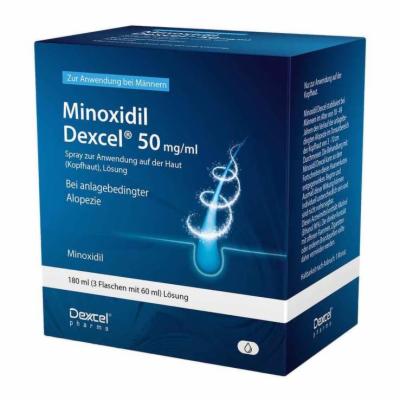 MINOXIDIL Dexcel 50 mg/ml Spray z.Anw.a.d.Kopfhaut