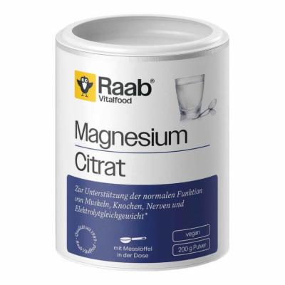 RAAB Vitalfood Magnesiumcitrat Pulver