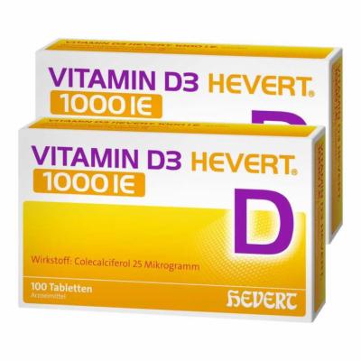 VITAMIN D3 HEVERT 1000 I.E. Tabletten