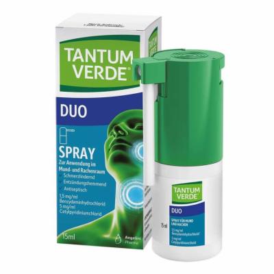 TANTUM VERDE duo 1,5mg/ml+5mg/ml Spray Anw.Mundhö.