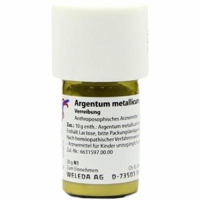 ARGENTUM METALLICUM praeparatum D 12 Trituration