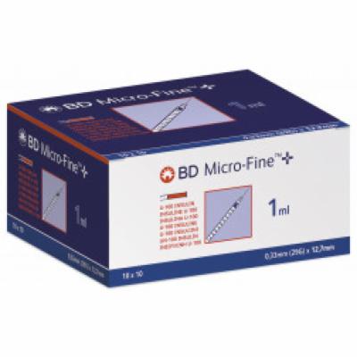 MICRO-FINE Insulinspritze 1 ml U100 12,7 mm